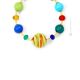 MIRHO Muranoglas Schmuck Kette Damen mundgeblasene Glasperlen 24k Goldblatt Perlenkette
