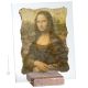 LA GIOCONDA Tisch Deko Objekt Marmor und Kristall Made in Italy