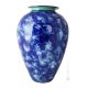 MILLEFIORI Italienische Keramik Vase handgemacht Blumenmotiv handbemalt