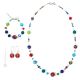 MILLEFIORI 7 Schmuckset Damen Murano Glas Schmuck mundgeblasene Glasperlen Murrine exklusiv