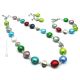 FRANCESCA Schmuckset Damen Muranoglas Schmuck mundgeblasene Glasperlen hochwertig Venedig Stil