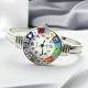 RIALTO Murano Glas Schmuck Damenuhr Bunt handgemacht modern elegant exklusiv Venedig Stil