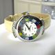 STAR 4 Exklusive Damenuhr Murano Glas Schmuck Lederarmband stilvoll exklusiv Venedig Stil