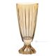 Authentische, moderne, dekorative, handbemalte Vase aus hochwertigem Glas.