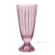 Authentische, moderne, dekorative, handbemalte Vase aus hochwertigem Glas.