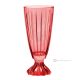 Authentische, moderne, dekorative, handbemalte Vase aus hochwertigem Glas.