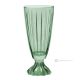 Authentische, moderne, dekorative, handbemalte Vase aus hochwertigem Glas.
