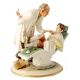 ZAHNARZT Capodimonte Porzellan Figur handbemalt Italienisches Design exklusiv klassisch elegant