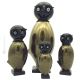 EULE mundgeblasenes Muranoglas Blattgold 24K authentisches Made in Italy