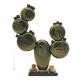 KAKTUS mundgeblasenes Muranoglas Blattgold 24K authentisches Made in Italy