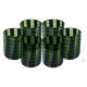 LIKÖRGLÄSER MURRINE Set 6 Shot Gläser aus Muranoglas Made in Italy